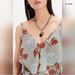 Free People Sunfaded Maxi Top S NWot